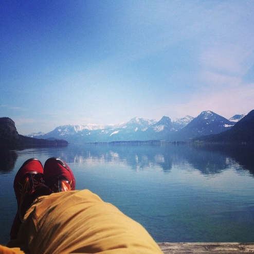 Lunchtime in Austria ain’t bad.